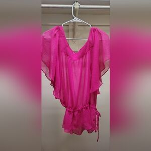 Elegant Pink Women's Blouse